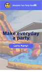 Mobile Screenshot of absolutefunpartyrentals.com